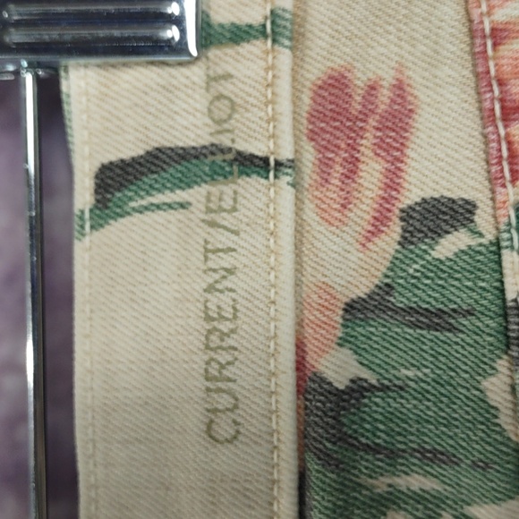 Current/Elliott "The Stiletto" Floral Print Jeans - Picture 5 of 6